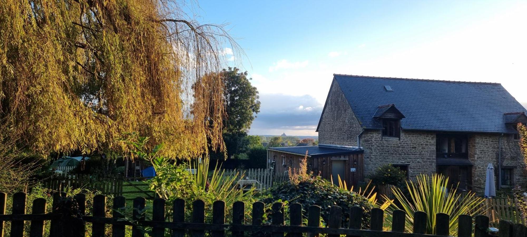 Chambres D'Hotes Ferme De La Baie Roz sur Couesnon Bagian luar foto