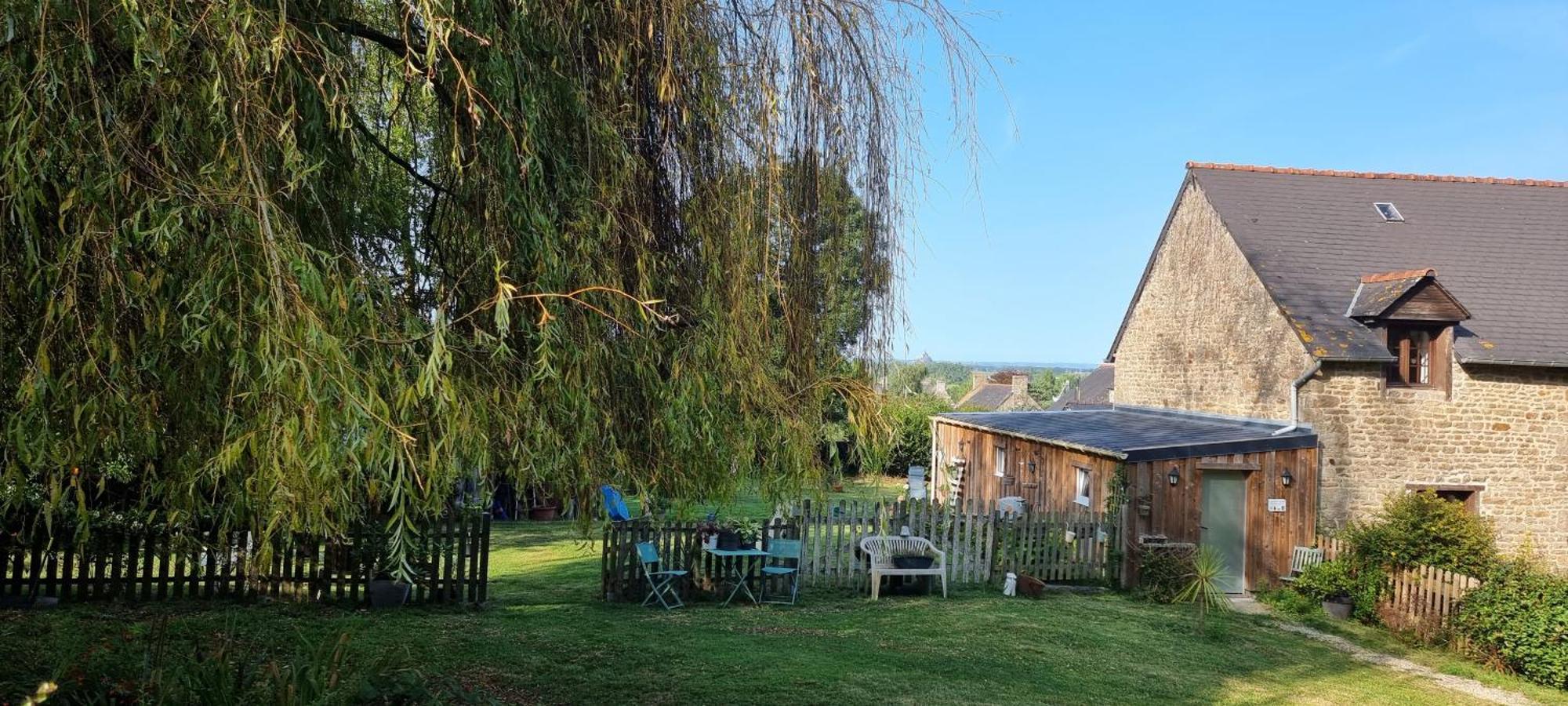 Chambres D'Hotes Ferme De La Baie Roz sur Couesnon Bagian luar foto